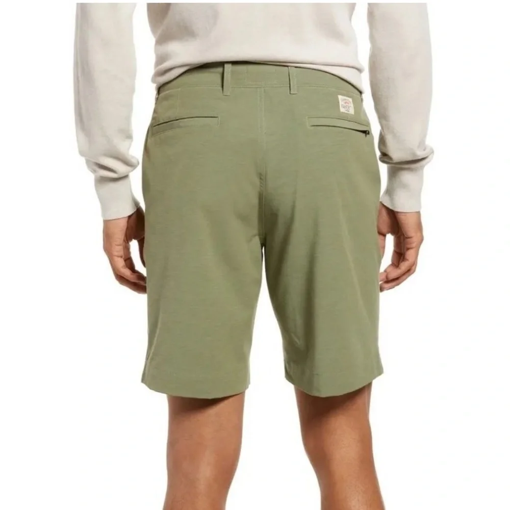 Faherty All Day Shorts Olive Green 30 Waist 9” Inseam NWT